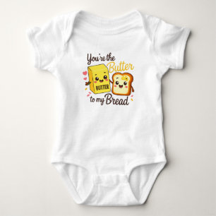 Body Para Bebé Mi pequeño bebé de mantequilla y pan crece