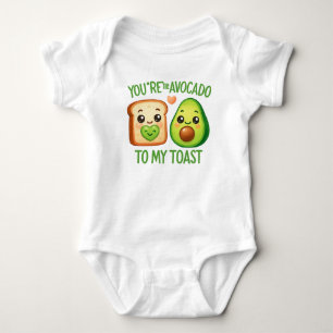 Body Para Bebé Mi pequeño bebé de tostada de aguacate crece