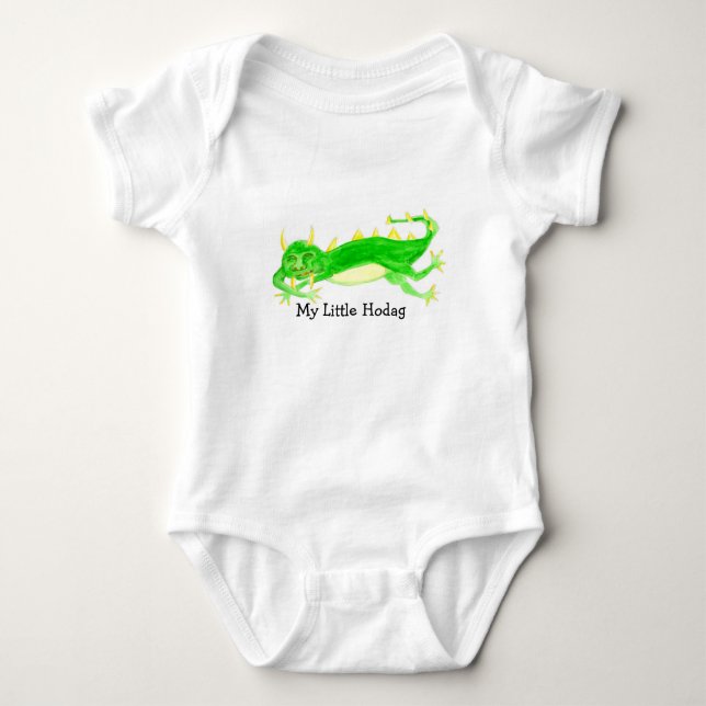 Body Para Bebé Mi pequeño diseño soñoliento de Hodag (Anverso)