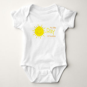 Body Para Bebé Mi pequeño rayo de la camiseta del niño de la so