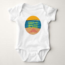Body Para Bebé Mi playa - Romper de bebé vitícola de Martha