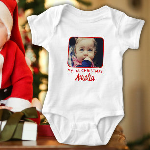 Body Para Bebé Mi primer bebé de Navidad Foto primera