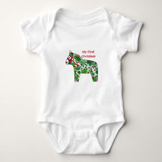 Body Para Bebé Mi primer caballo de baile navideño