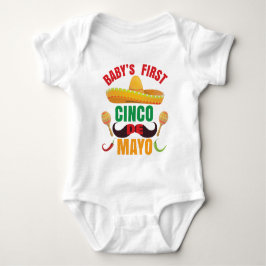 Body Para Bebé Mi Primer Cinco De Mayo - México Mexicano