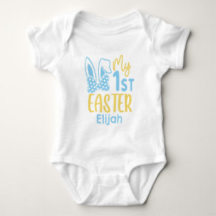Body Para Bebé Mi primer conejito de Pascua Ears Boy Blue