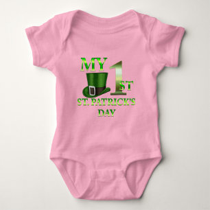 Body Para Bebé Mi primer Día de San Patricio, Gorra de bebé, traj