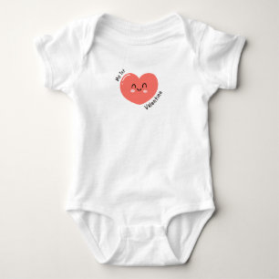 Body Para Bebé Mi primer día de San Valentín 2026