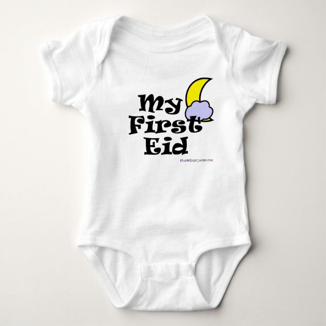 Body Para Bebé Mi primer Eid - Al Fitr de Eid (Anverso)