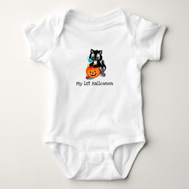 Body Para Bebé Mi primer Halloween (Anverso)