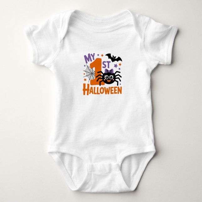 Body Para Bebé Mi primer Halloween (Anverso)