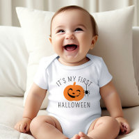 Mi Primer Halloween Calabaza Araña Bebé Niño