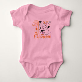 Body Para Bebé Mi primer Halloween divertido y lindo