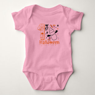 Body Para Bebé Mi primer Halloween divertido y lindo