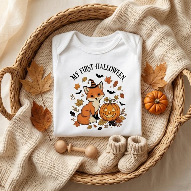Body Para Bebé Mi primer Halloween naranja (Subido por el creador)