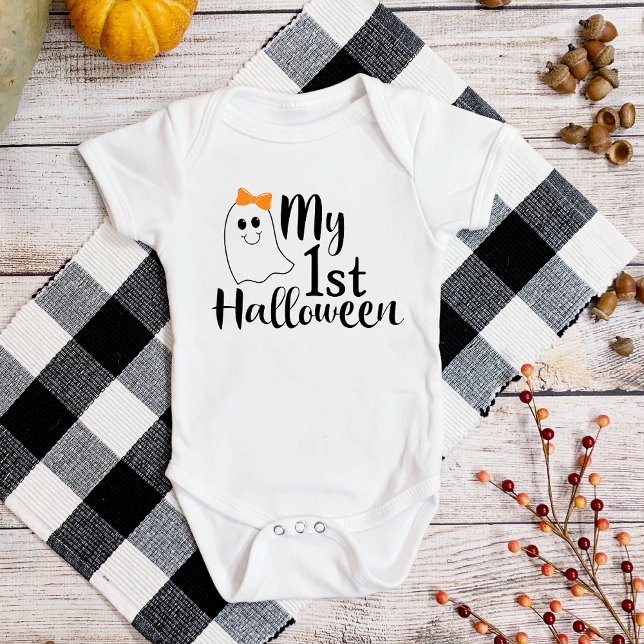 Body Para Bebé Mi primer Halloween Niña Bebé Fantasma Adorable (Subido por el creador)