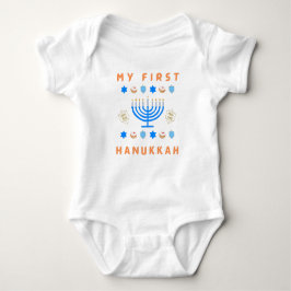 Body Para Bebé Mi primer Hanukkah