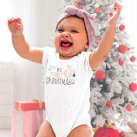 Mi primer muñeco de nieve navideño