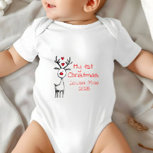 Mi Primer Navidad 2025, Reno, Personalizado
