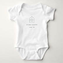 Mi Primer Navidad 2026 Bodysuit Nombre del Bebé