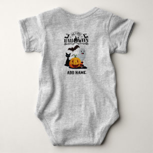 Body Para Bebé Mi primer niño de Halloween personalizado