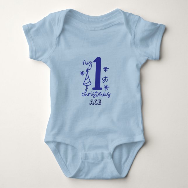 Body Para Bebé Mi Primer Niño de Navidad (Anverso)