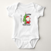 Mi primer nombre personalizado de Navidad Baby Bod