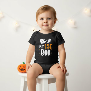 Body Para Bebé Mi primer novio, primera camiseta de Halloween par