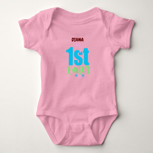 BODY PARA BEBÉ "MI PRIMER ORIENTE" PERSONALIZADO BABY BODYSUIT (Anverso)