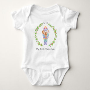 Body Para Bebé Mi Primer Pastel de Navidad Cascanueces