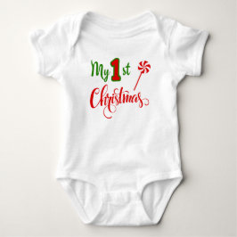 Body Para Bebé Mi primer regalo de navidad dulce Lollipop