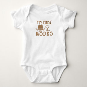 Body Para Bebé Mi primer Rodeo Nacimiento Niño Primer Vaquero Occ