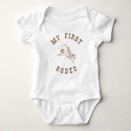 Body Para Bebé Mi primer rodeo - Primera camiseta de cumpleaños