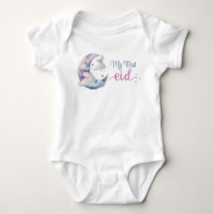 Body Para Bebé ⭐ Mi Primer Romper De Bebé Eid - Agradable Y Cómod