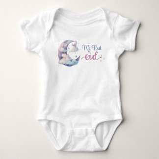 Body Para Bebé ⭐ Mi Primer Romper De Bebé Eid - Agradable Y Cómod