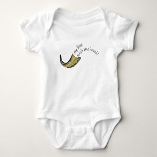 Body Para Bebé Mi primer Rosh Hashanah Shofar Baby Bodysuit