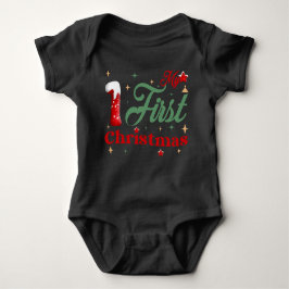Body Para Bebé Mi primer traje de baño negro para bebés de Navida