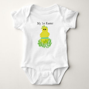 Body Para Bebé Mi primera bebé de Pascua Chick Egg Creeper T shir