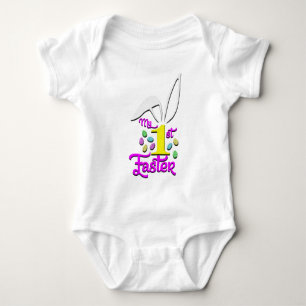 Body Para Bebé Mi primera bebé de Pascua, traje blanco para bodys