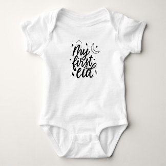 Body Para Bebé Mi primera camiseta de bebé para Eid - outfit de c