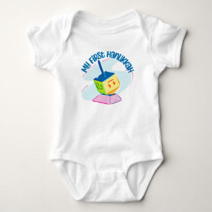 Body Para Bebé Mi primera camiseta de Hanukkah