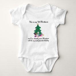 Body Para Bebé Mi primera camiseta de Navidades