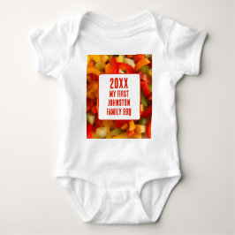 Body Para Bebé Mi primera familia Reunión Veraniega de alimentos 