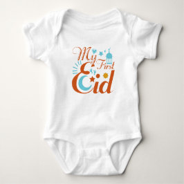 Body Para Bebé Mi primera fiesta de los musulmanes de Eid