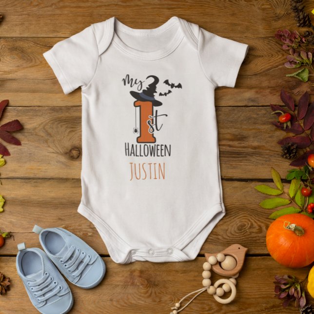 Body Para Bebé Mi primera Halloween personalizada (Subido por el creador)