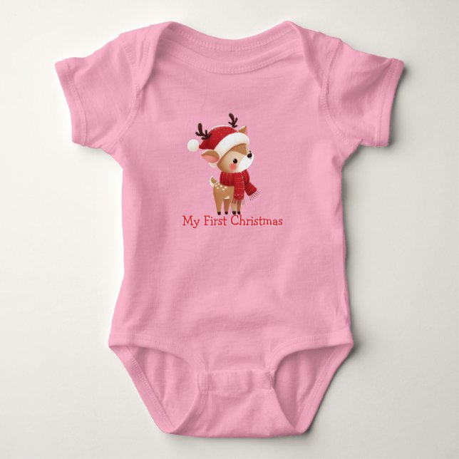 Body Para Bebé Mi primera Navidad (Anverso)
