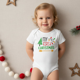 Body Para Bebé Mi primera Navidad