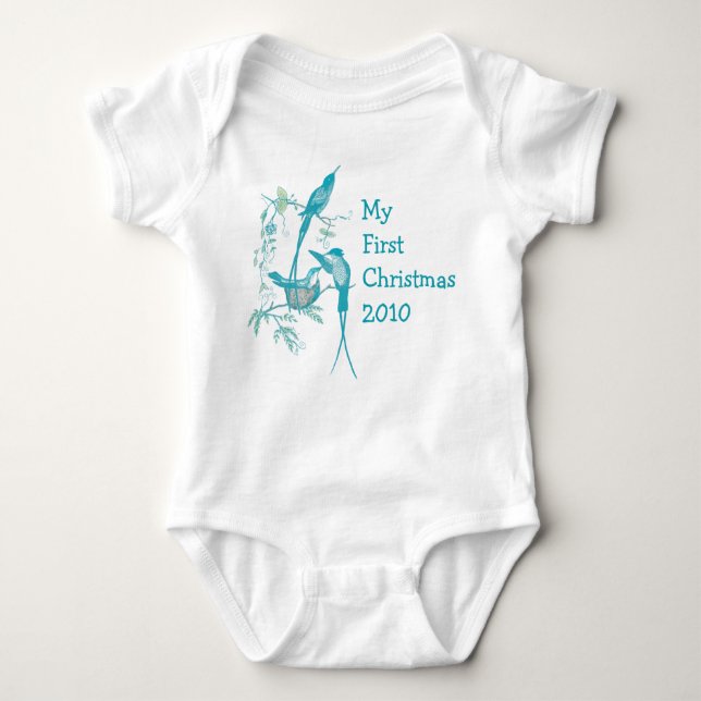Body Para Bebé Mi primera Navidad 2010 Camiseta para bebés (Anverso)