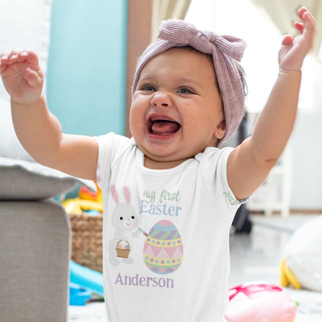 Body Para Bebé Mi primera Pascua | Conejo de Pascua (Subido por el creador)