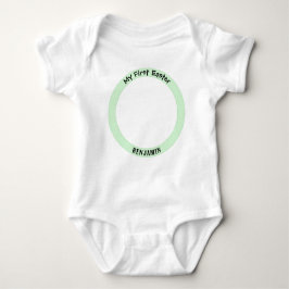 Body Para Bebé Mi primera primavera de recortes fotográficos de P