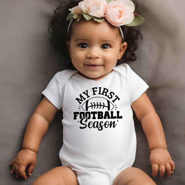 Body Para Bebé Mi primera temporada de fútbol Género Niña neutral (Subido por el creador)